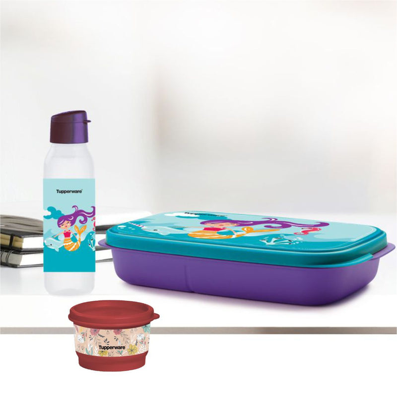 MY LUNCH SET- MERMAID + SNACK CUP SF1-CRANBERRY