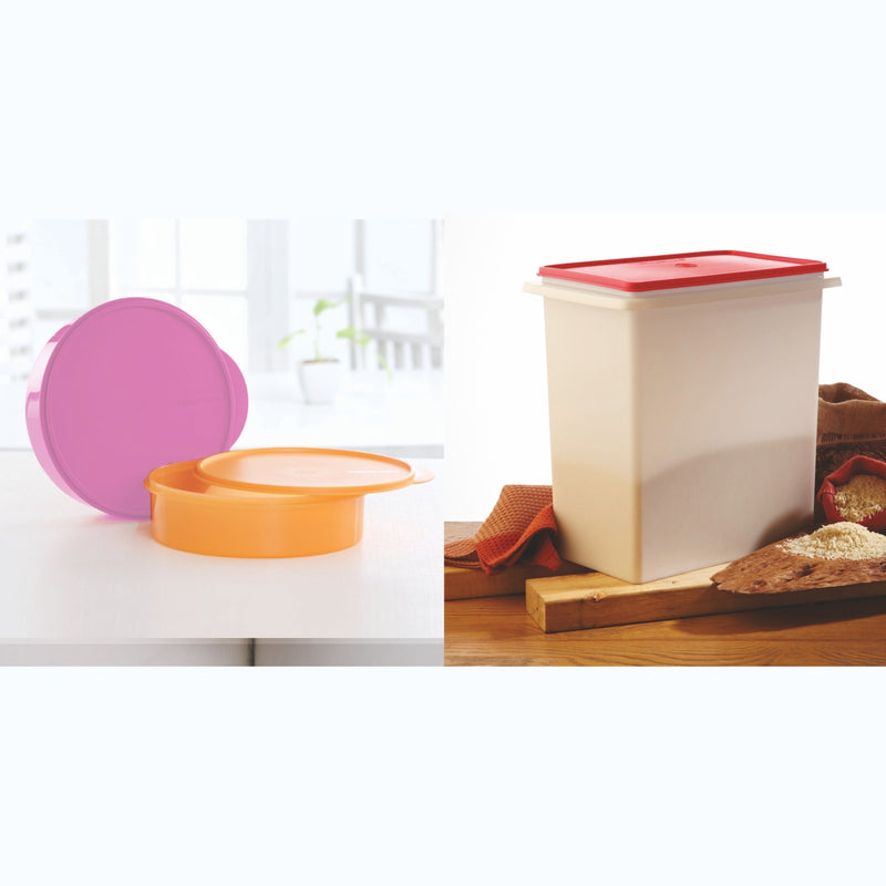 Store & Serve (Set of 2) + 10kg Rice Keeper @ 16000/-