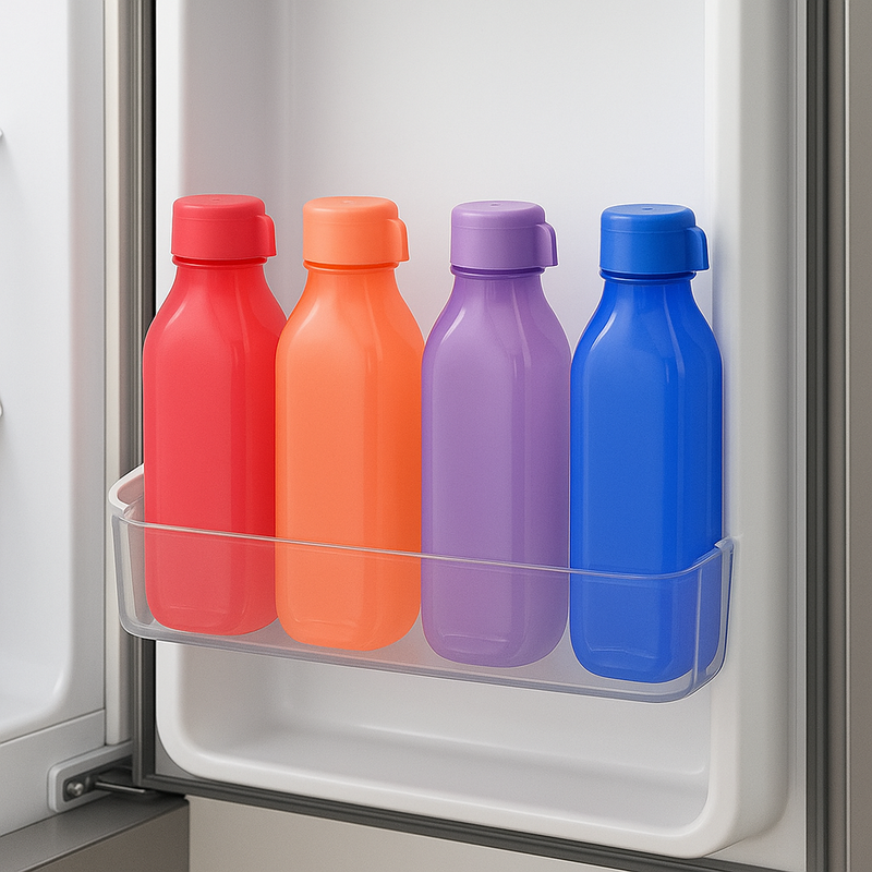 Eco 1L Square Bottle (4 Pcs)